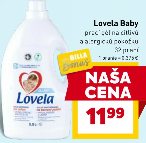 Lovela Baby prací gél na citlivú a alergickú pokožku