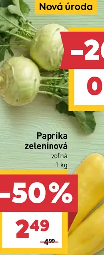Paprika zeleninová