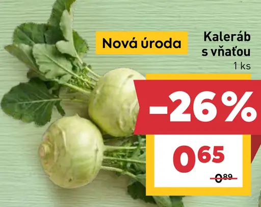 Kaleráb s vňaťou