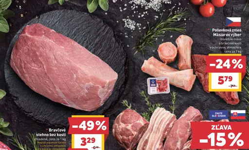 Bravčové karé bez kosti chladené