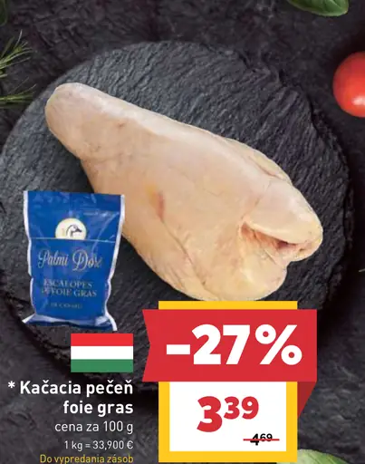 Kačacia pečeň foie gras
