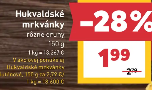 Hukvaldské mrkvánky rôzne druhy