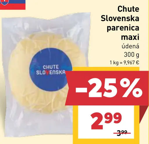 Chute Slovenska parenica maxi údená
