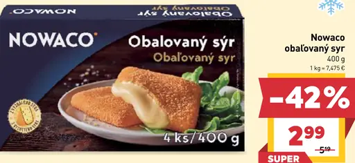 Nowaco Obalovaný syr