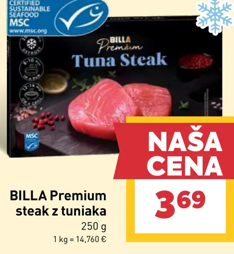 BILLA Premium steak z tuniaka
