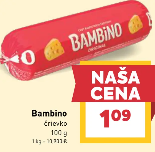 Bambino črievko tavený syr