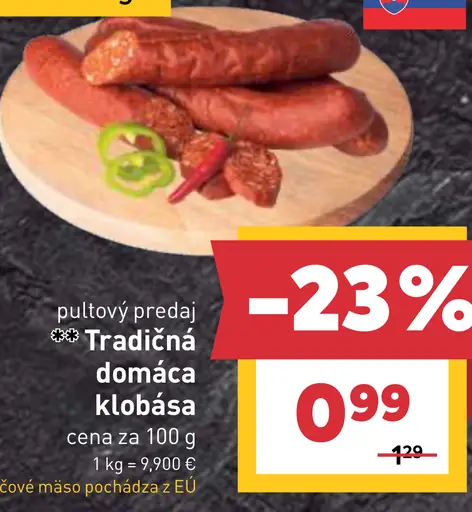 Tradičná domáca klobása