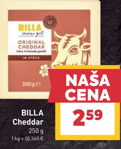 BILLA Cheddar