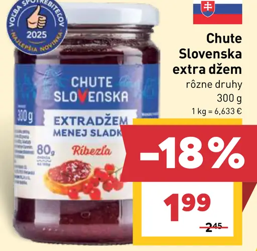 Chute Slovenska extra džem