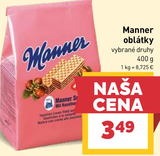 Manner oblátky