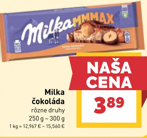 Milka Mliečna čokoláda