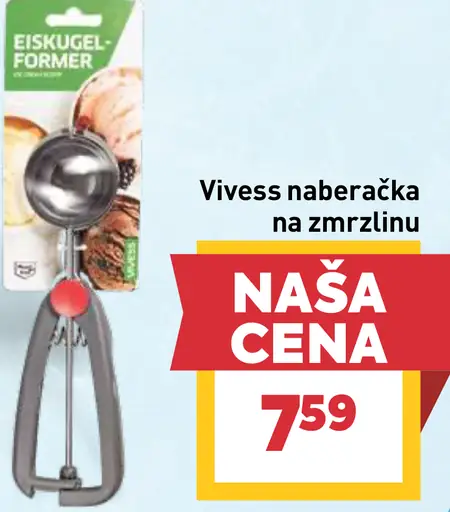 Vivess naberačka na zmrzlinu