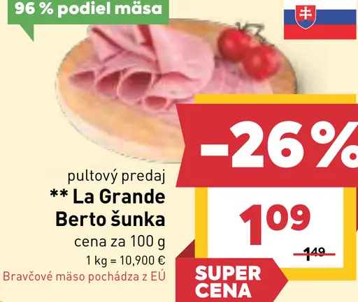 La Grande Berto šunka