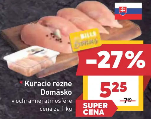 Kuracie rezne Domáško v ochrannej atmosfére