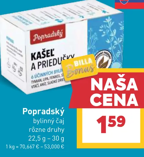 Popradský Bylinný čaj šípky