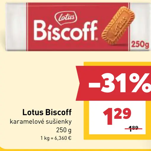 Lotus Biscoff Originálna karamelizovaná sušienka