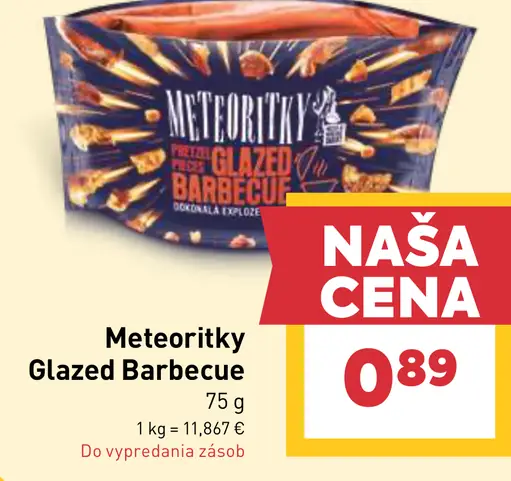 Meteority Glazed Barbecue chrumky