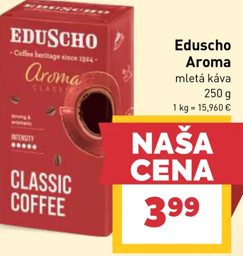 Eduscho Aroma Classic pražená mletá káva
