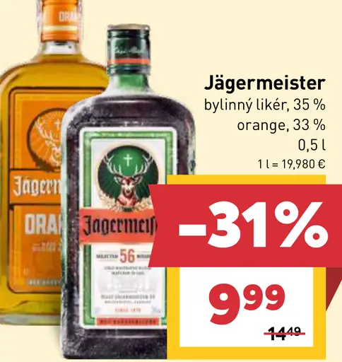Jägermeister bylinný likér
