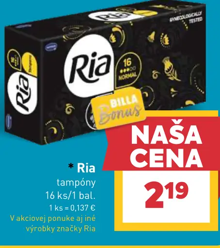 Ria tampóny