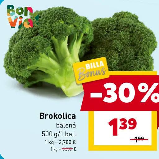 Bon Via Brokolica balená