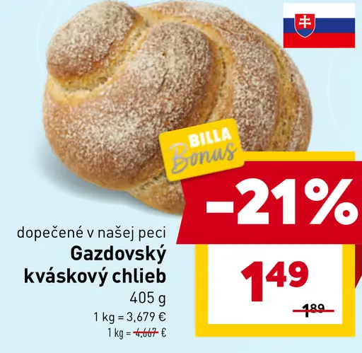 Gazdovský kváskový chlieb