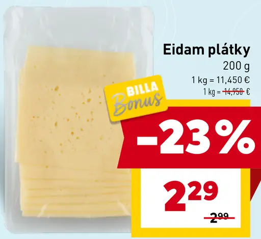 Eidam Plátky