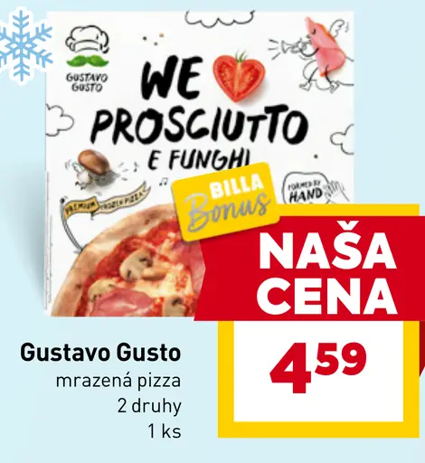 Gustavo Gusto mrazená pizza