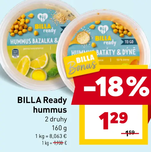 BILLA ready hummus