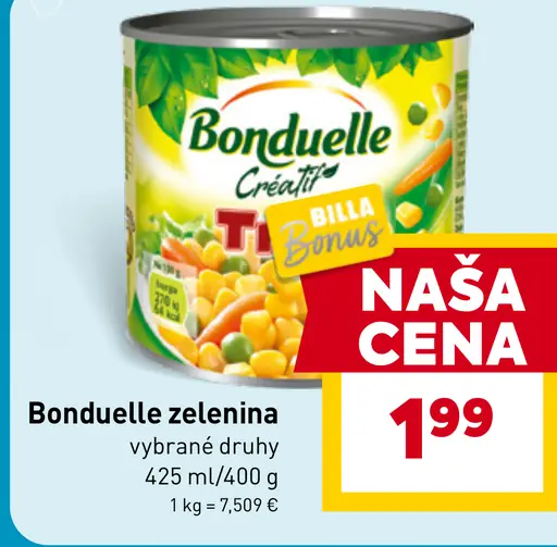 Bonduelle zelenina