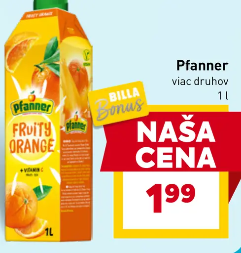 Pfanner ovocný nápoj