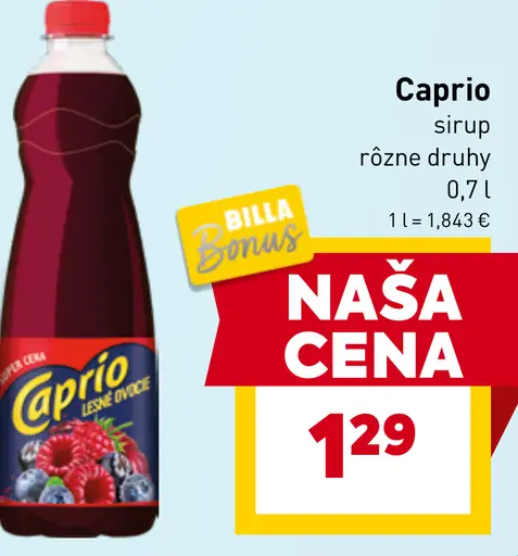 Caprio sirup