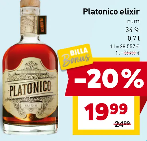 Platonico elixír rum