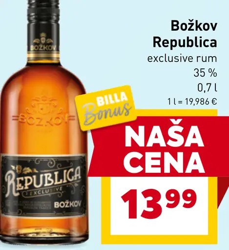 Božkov Republica Exclusive rum