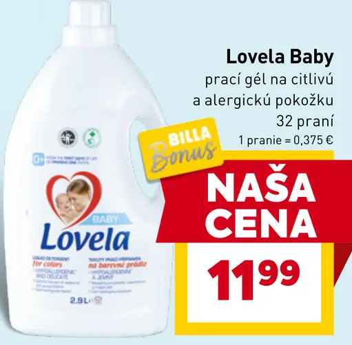 Lovela Baby prací gél na citlivú a alergickú pokožku