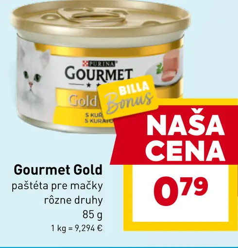 Gourmet Gold paštéta pre mačky