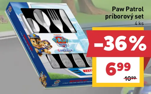 Paw Patrol príborový set