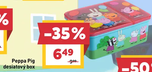 Peppa Pig desiatový box