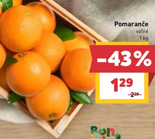 Pomaranče voľné