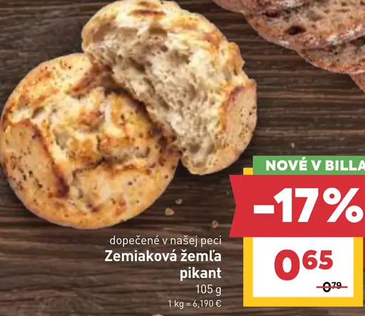 Zemiaková žemľa pikantná