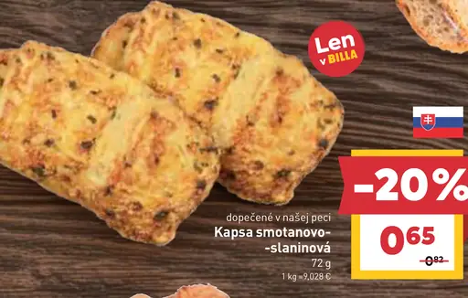 Kapsa smotanovo-slaniová