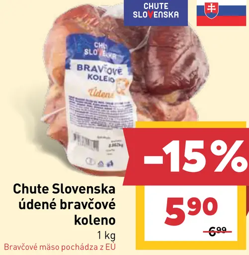 Chute Slovenska údené bravčové koleno