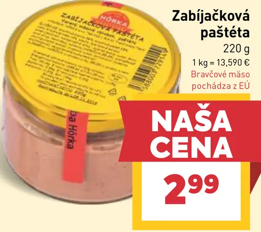 Zabíjačková paštéta