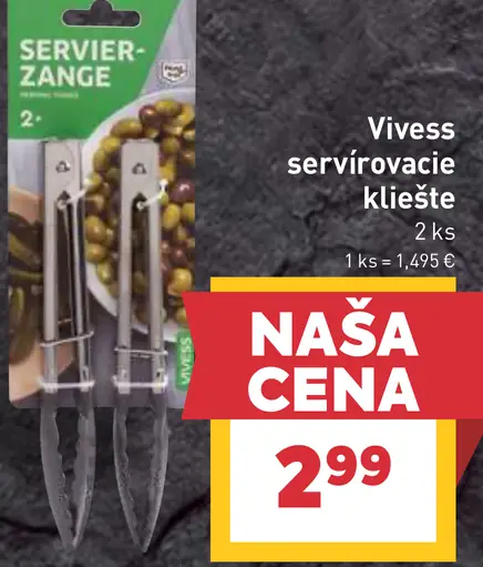 Vivess servírovacie kliešte