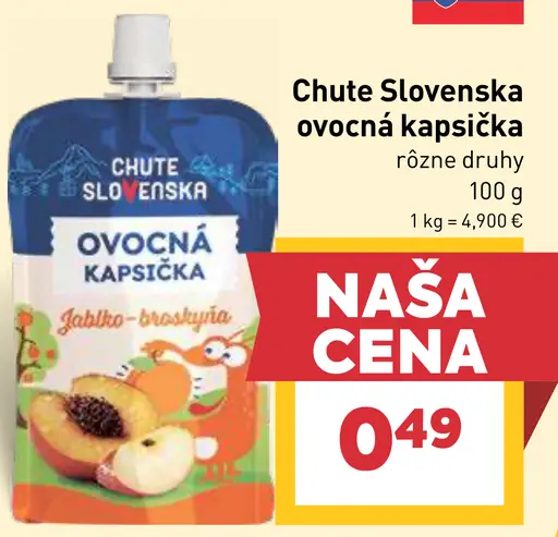 Chute Slovenska ovocná kapsička