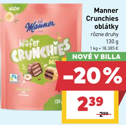 Manner Crunchies oblátky