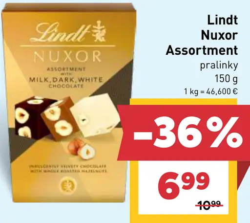 Lindt Nuxor Assortment pralinky