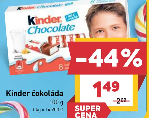 Kinder čokoláda