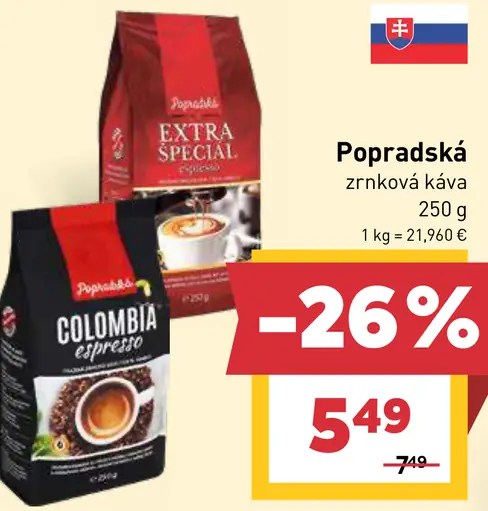 Popradská káva Extra Špeciál