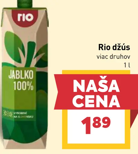Rio džús jablko 100%
